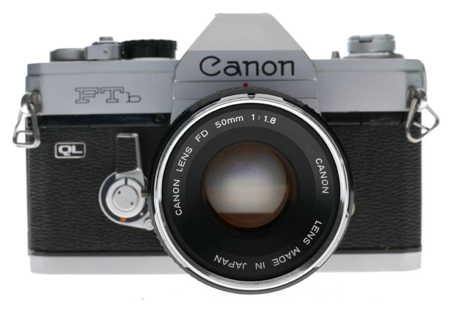 Canon FTb QL 35mm SLR Film Camera FD Lens 1.8/50