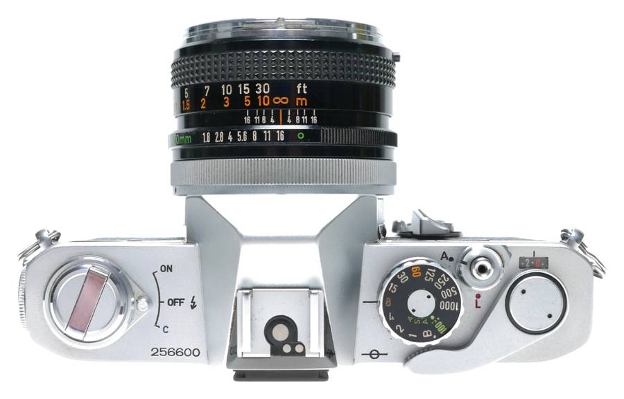 Canon FTb QL 35mm SLR Film Camera FD Lens 1.8/50
