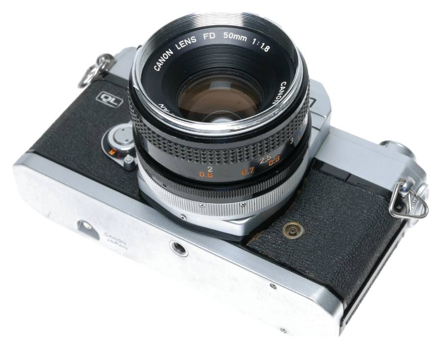 Canon FTb QL 35mm SLR Film Camera FD Lens 1.8/50