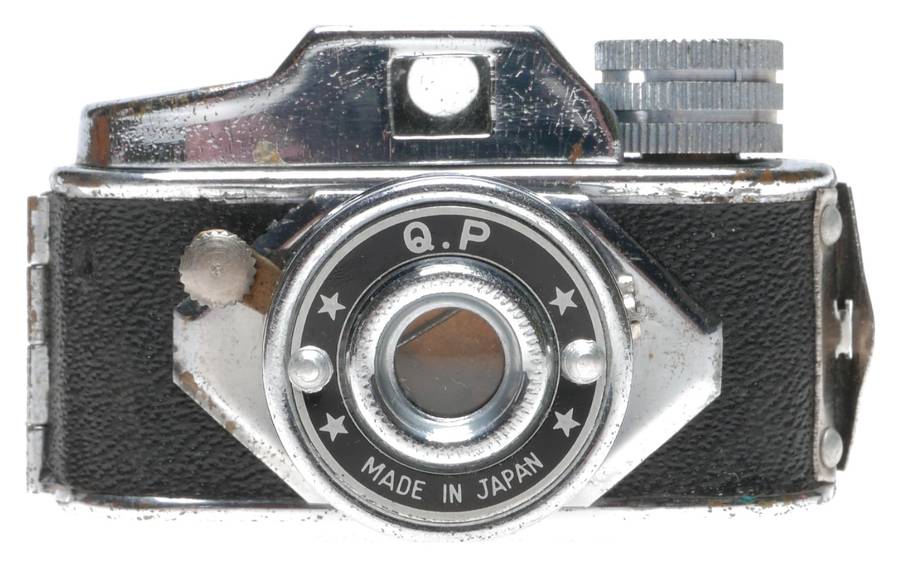 Q.P Hit-Type Sub Miniature Film Camera Japan in Original Pouch Rare