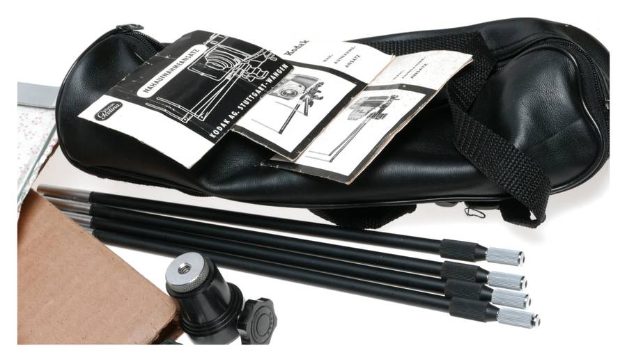 Kodak Retina Copying Stand Kit Glass Camera Platform C Close-Up Attachments