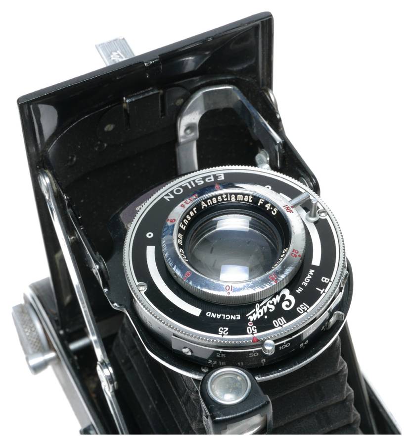 Ensign 420 Selfix Pocket Folding Camera Ensar Anastigmat 4.5/105mm