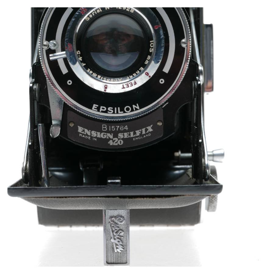 Ensign 420 Selfix Pocket Folding Camera Ensar Anastigmat 4.5/105mm
