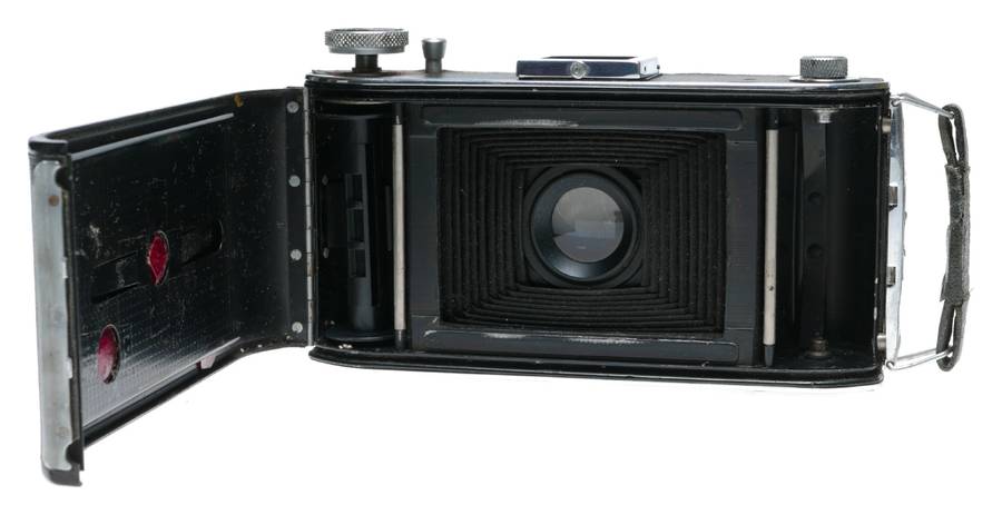 Ensign 420 Selfix Pocket Folding Camera Ensar Anastigmat 4.5/105mm
