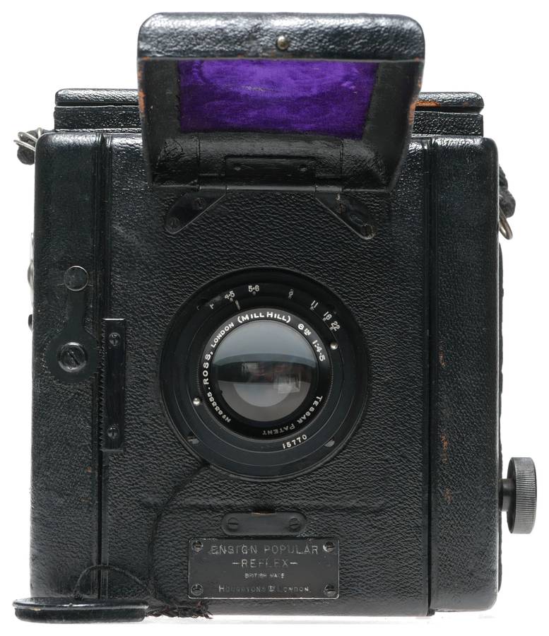 Ensign Popular Reflex Houghton Ross Tessar MillHill 1:4.5 f6" rare