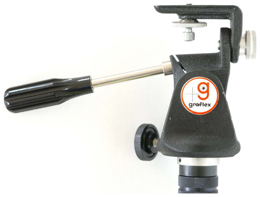 Graflex camera tripod original full length pan tilt head