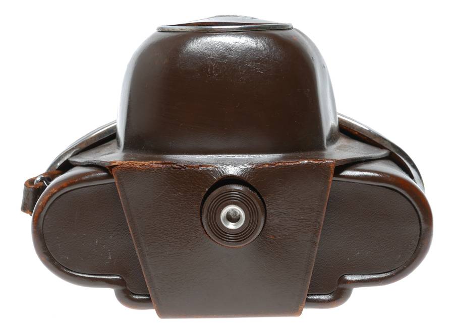 Contaflex Zeiss Ikon vintage film camera antique leather case in used condition strap