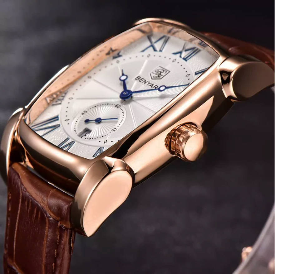 Benyar Mens 5114 Business Watch - Brown