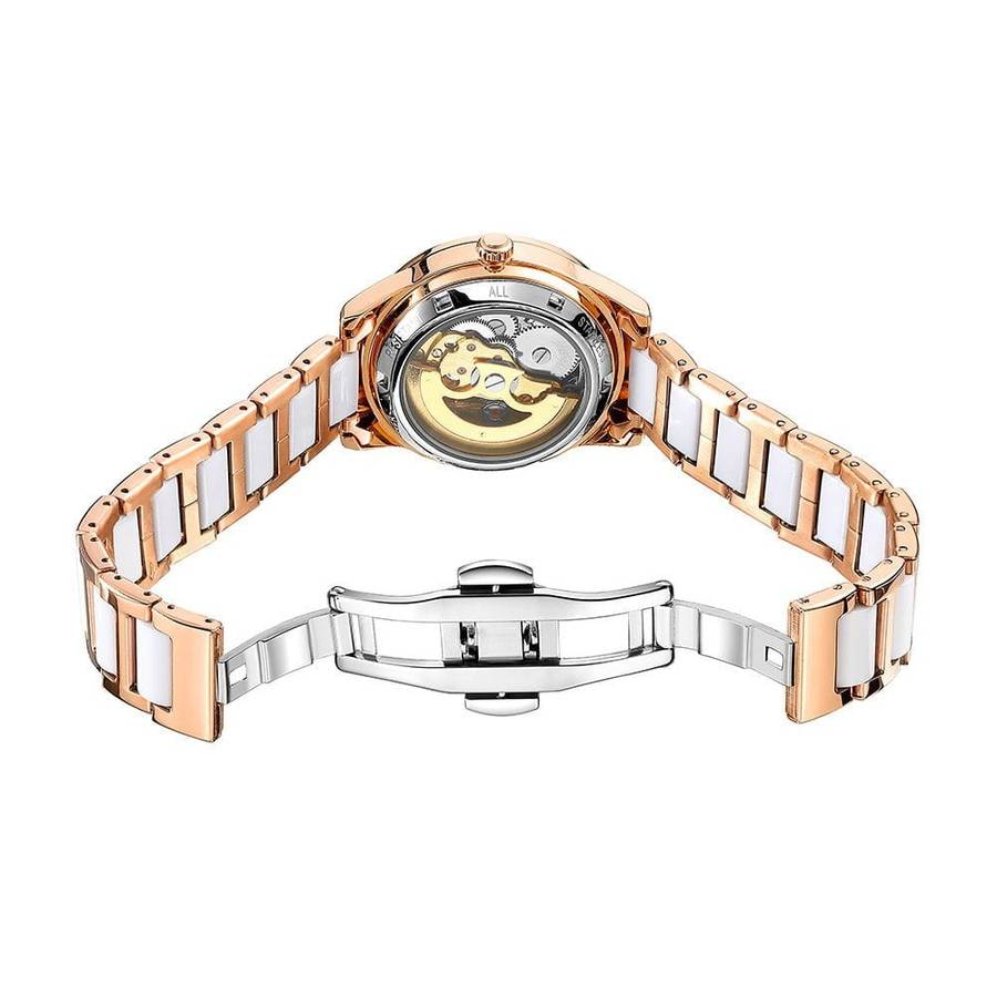 MG Orkina MG082 Womens Automatic Watch - Rose Gold