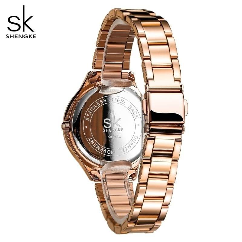 Shengke K0172 Womens Watch - Rose Gold