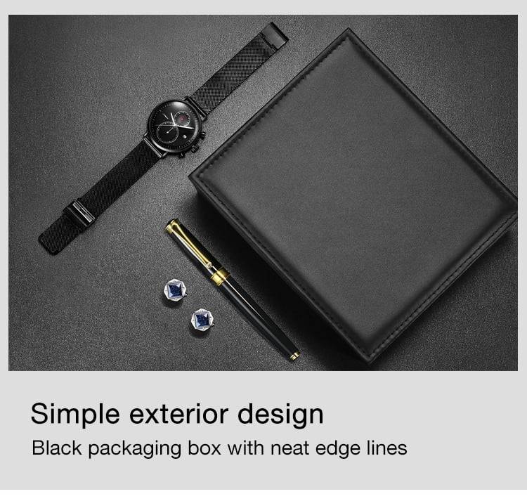 Sinobi S9710G Mens Watch Set - Black