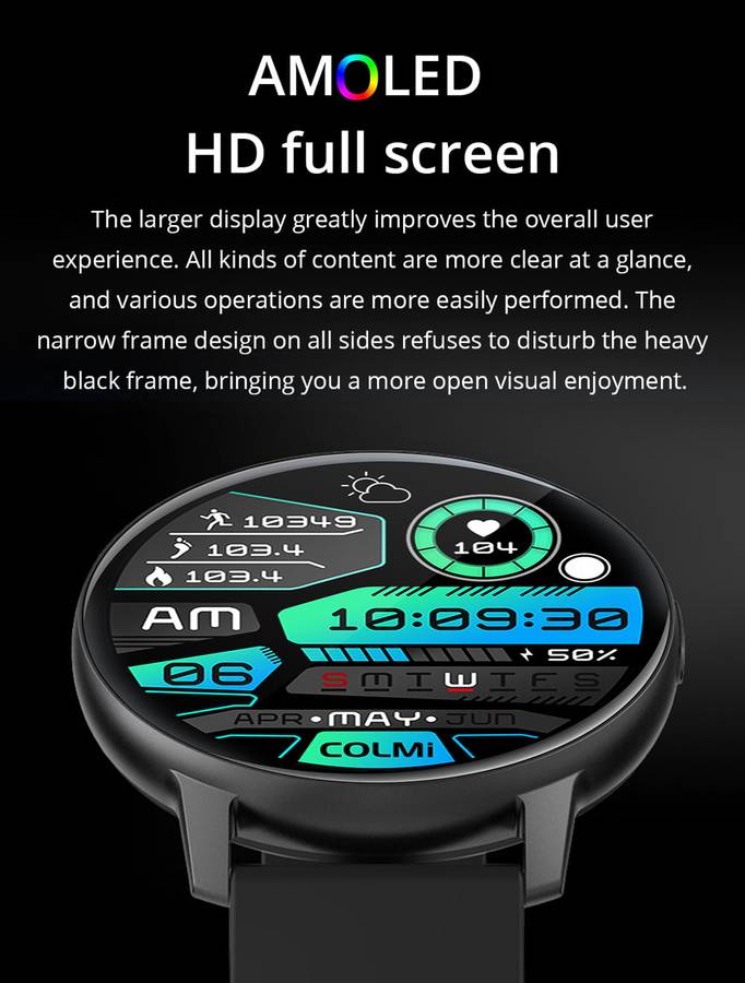Colmi i31 Smart Watch - Black