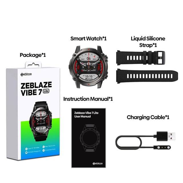 Zeblaze Vibe 7 Lite Smart Watch - Grey
