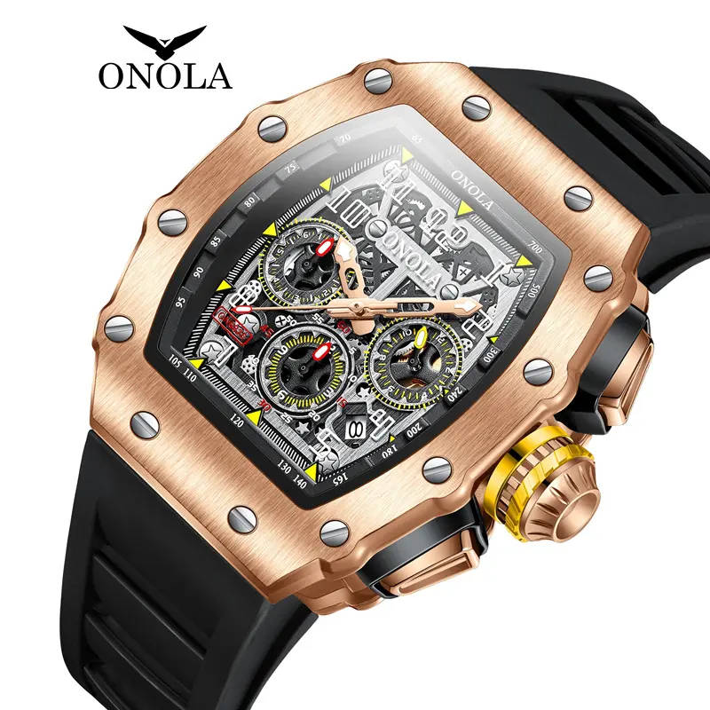 ONOLA 6826 Mens Watch - Black