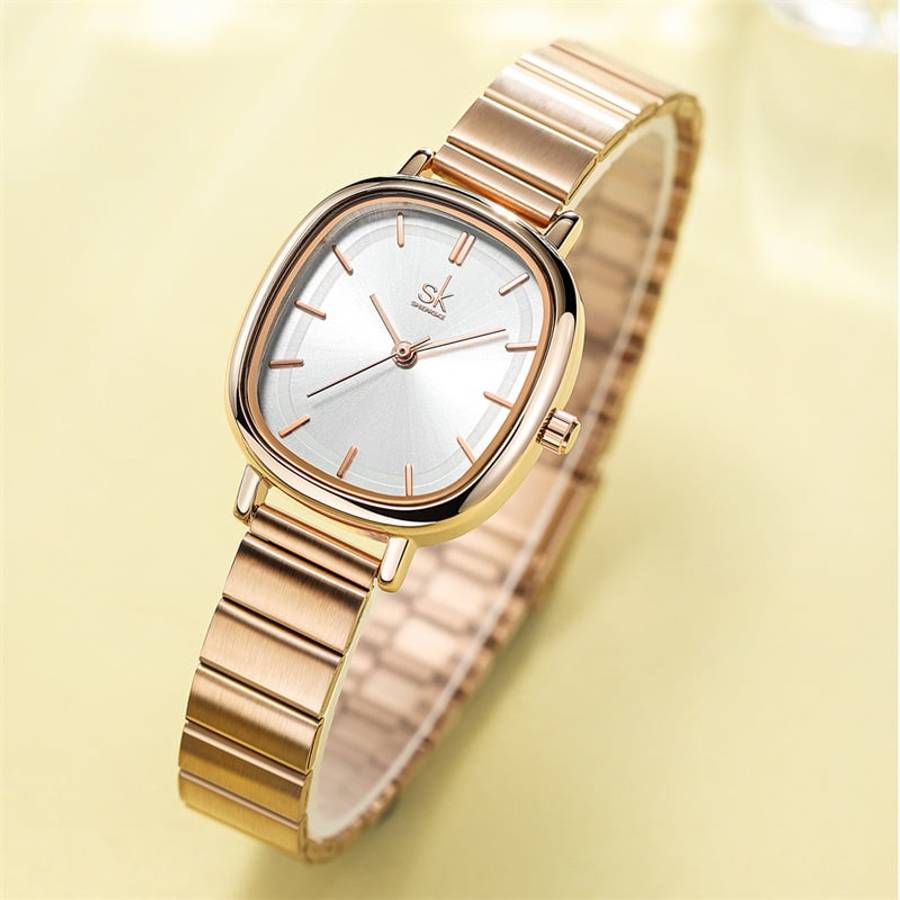 Shengke K0174 Womens Watch - Rose Gold