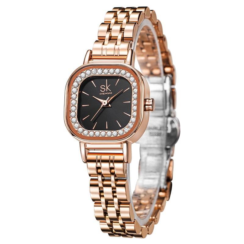 Shengke K0170 Womens Watch - Rose Gold