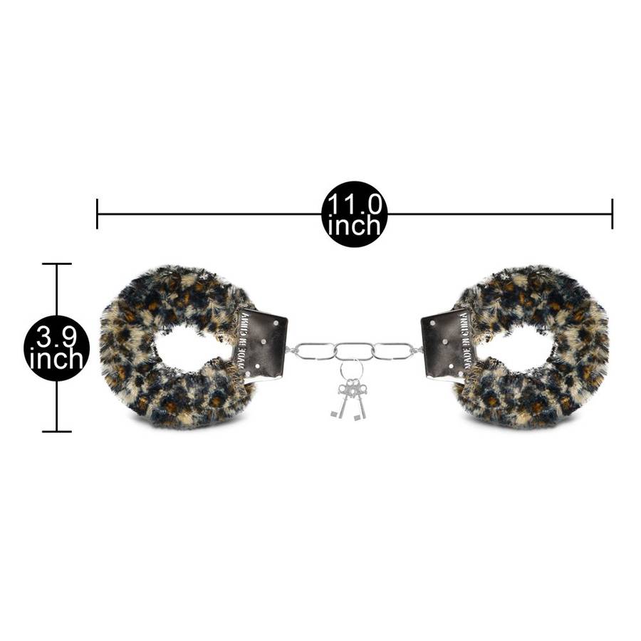 Fur Cuffs - Leopard
