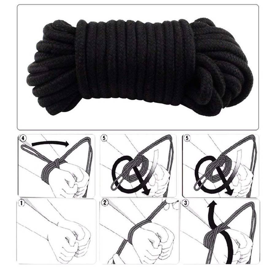 Restraining Rope 5M - Black