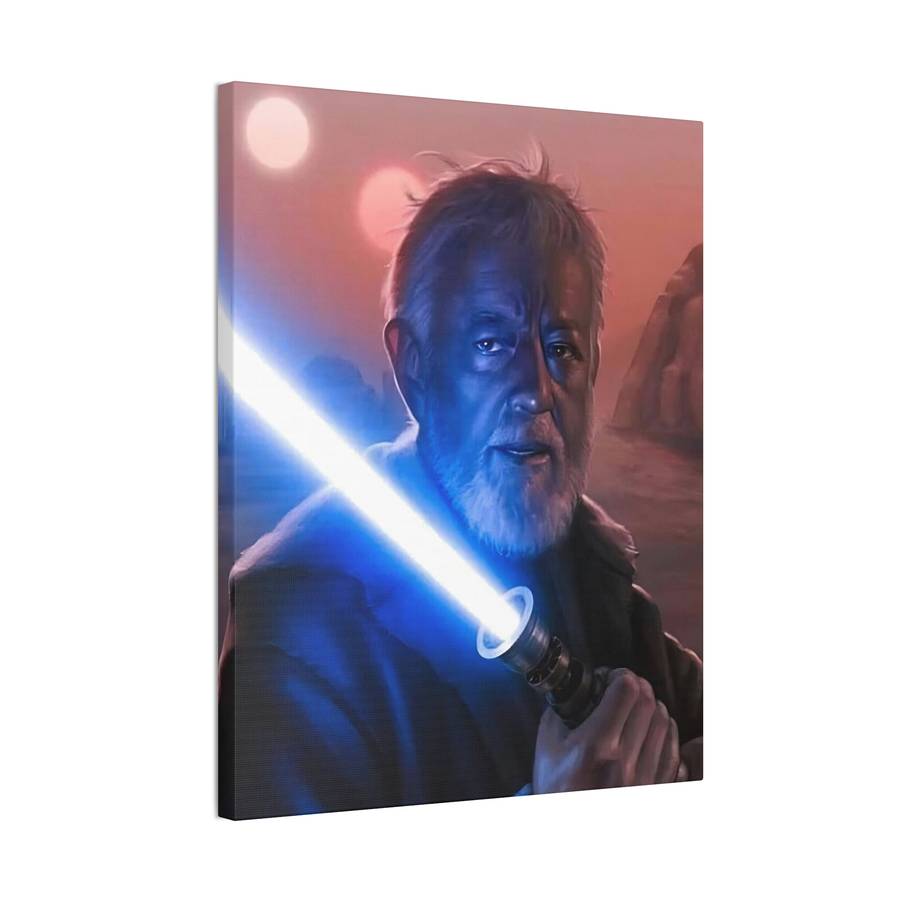 Obi-Wan Kenobi Canvas/Painting Printed on A2 Stretched Canvas 24" x 18"