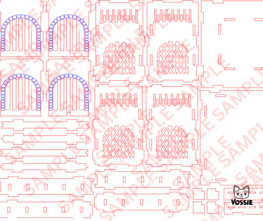 Voortrekker Monument Laser-Cut Digital Design | SVG, Dxf, CDR, Pdf | 3mm Thickness | Standard 50c...