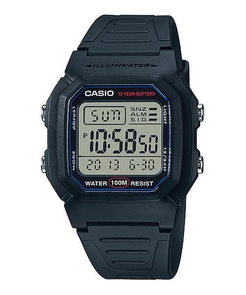 Casio Digital | 10 Year Battery  W-800H-1AVDF