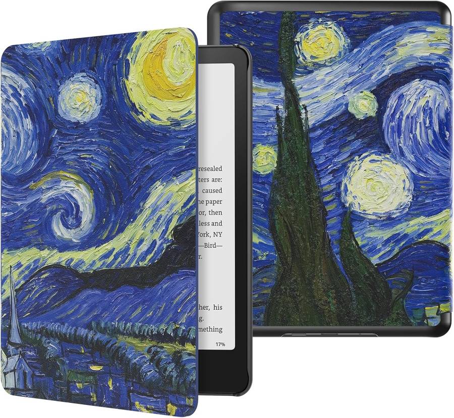 CAWA Slim Smart Case/Cover for Kindle Paperwhite 7" (Gen 12 - 2024) - Paintings Collection