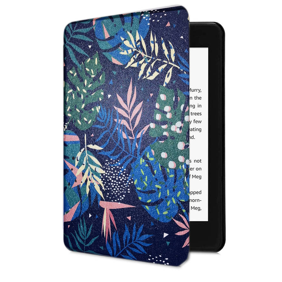CAWA Slim Smart Case/Cover for Kindle Paperwhite 7" (Gen 12 - 2024) - Flowers