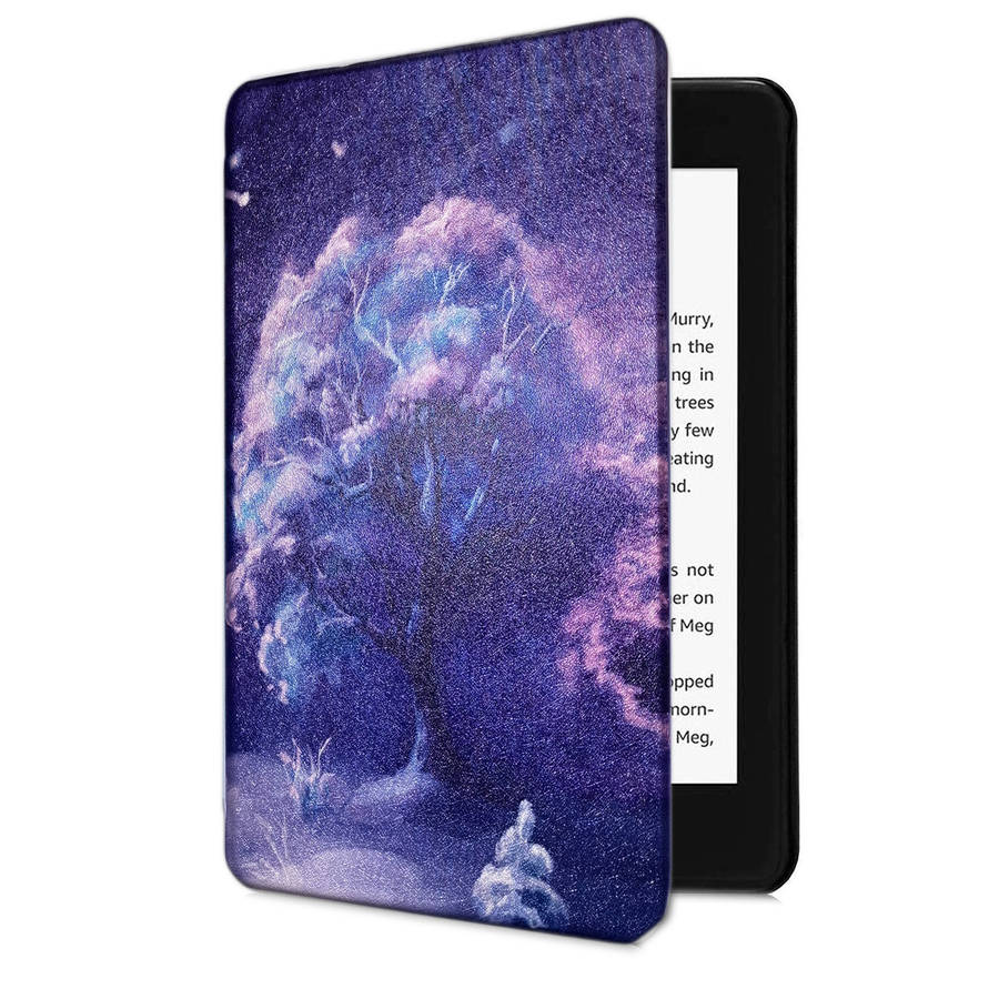 CAWA Slim Smart Case/Cover for Kindle Paperwhite 6" (Gen 10 - 2018) - Trees