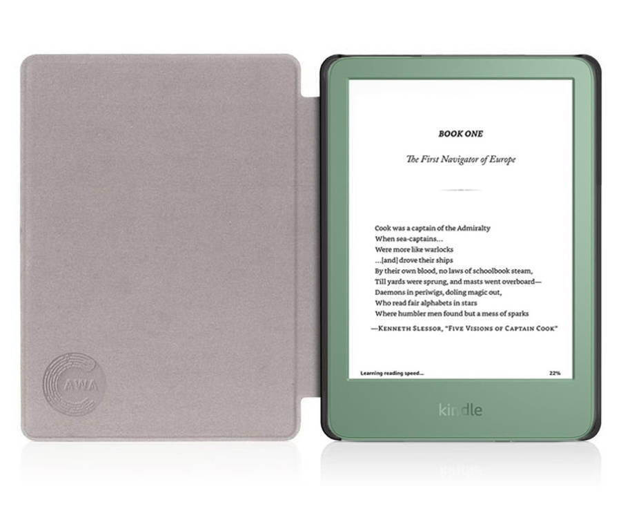 CAWA Slim Smart Case/Cover for Kindle 6" (Gen 11, 2022-2024) - Paintings Collection