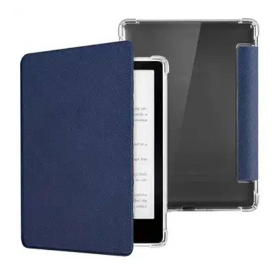CAWA Clear Back Flip Cover Compatible with Kindle Paperwhite Gen 11 (6.8")
