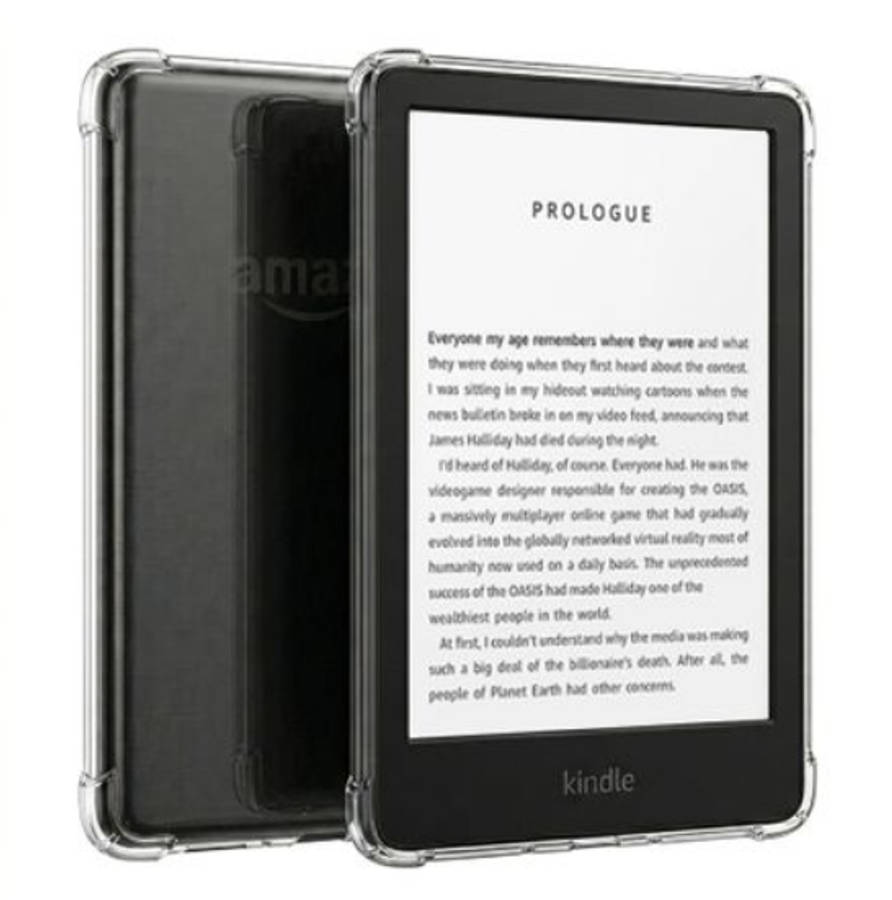 CAWA Transparent Back Cover Compatible with Kindle Gen 10 (6", 2019)