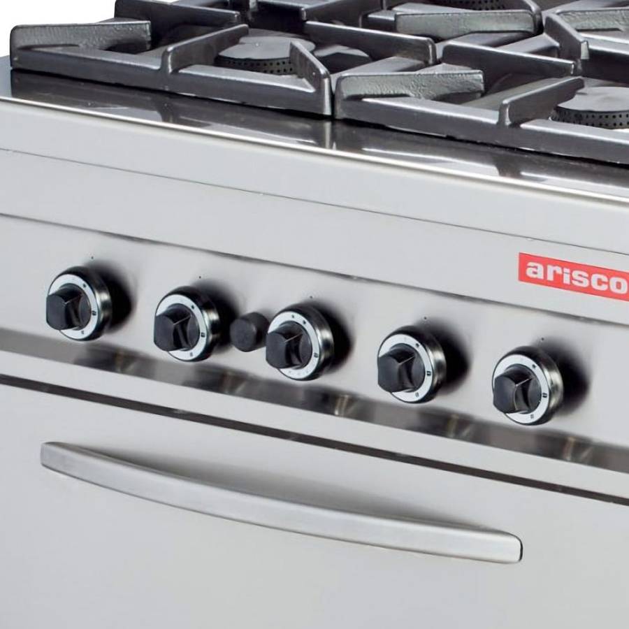 4 Burner with electric convection oven - 900 range