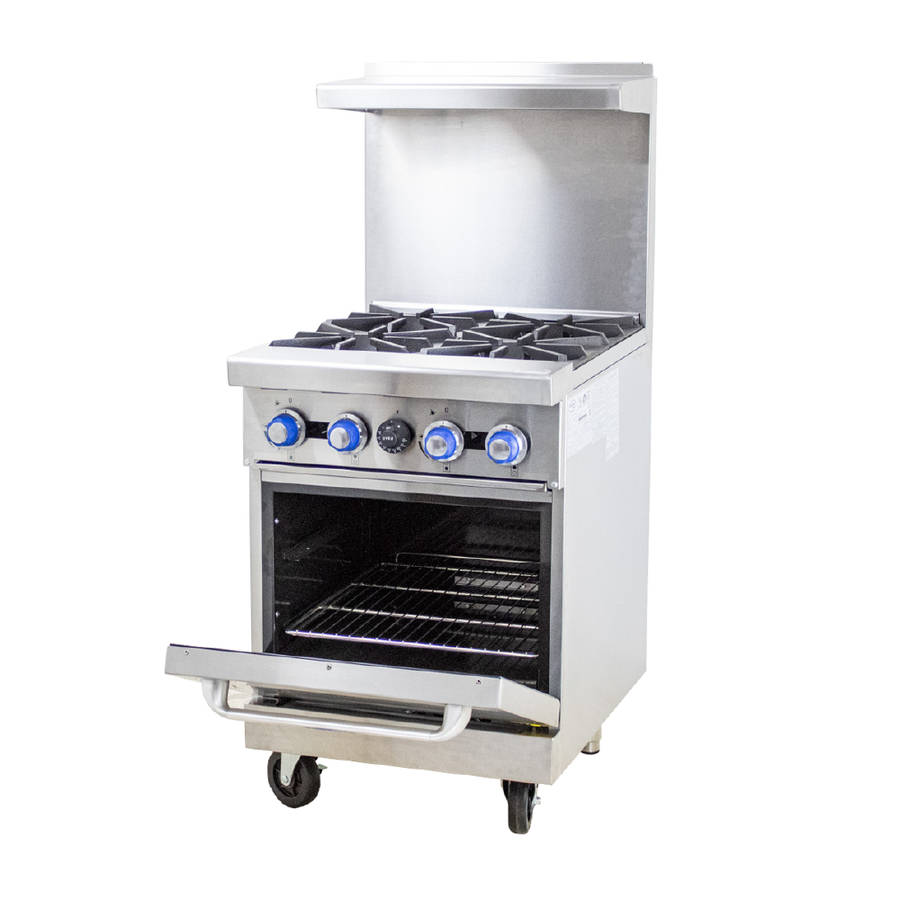 4 Burner Cooking Range With Oven