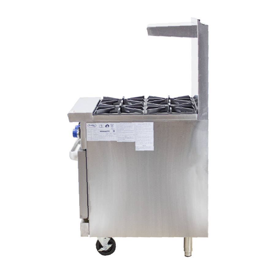 4 Burner Cooking Range With Oven