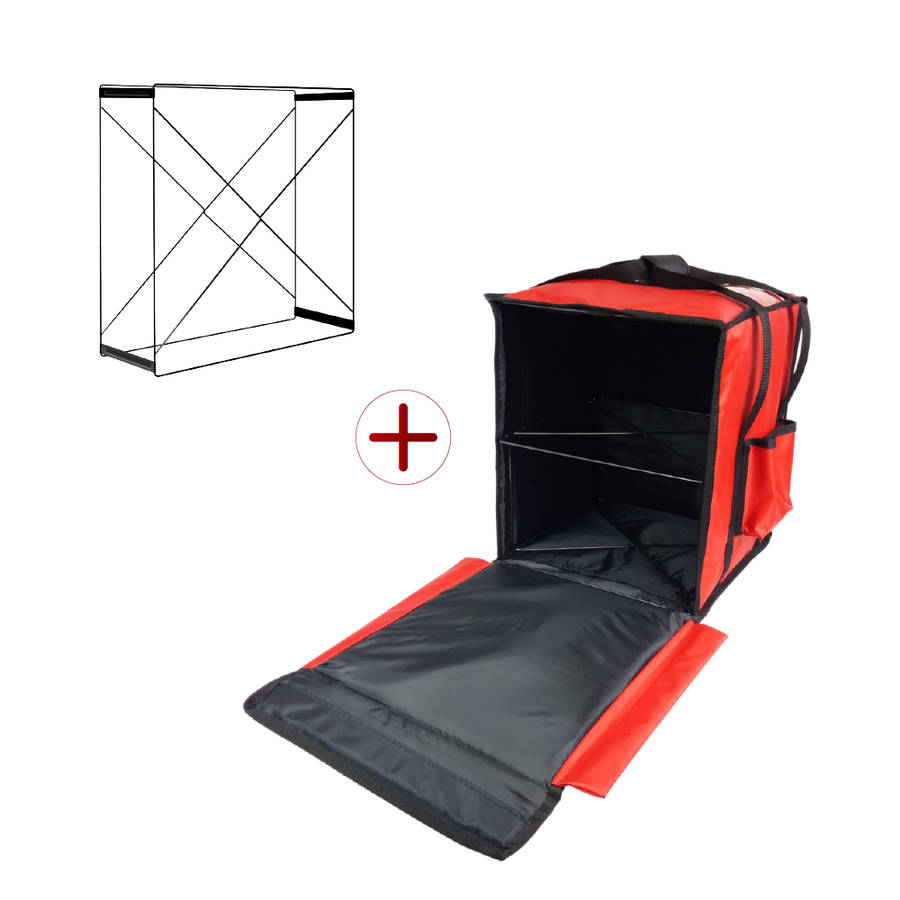Delivery/Pizza bag with frame-8 pizza