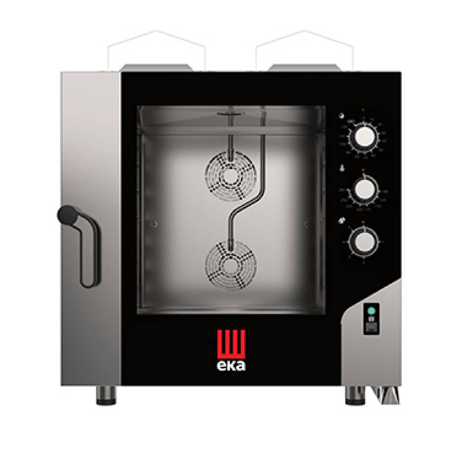 6 Tray Bakery Combi Steamer  Gas (Manual Control)
