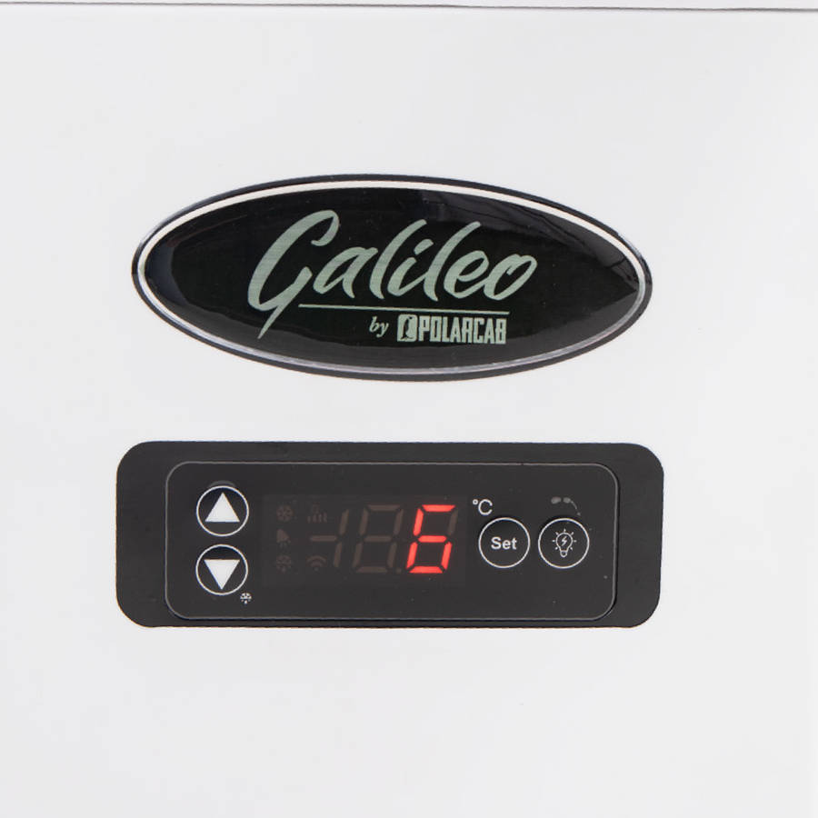 Refrigerated glass display cabinet - 56Lt, White