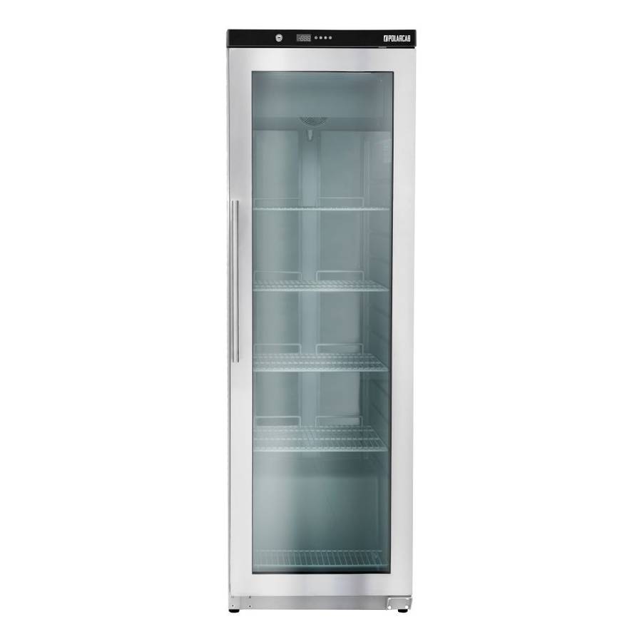 Upright storage freezer with glass door - 300Lt