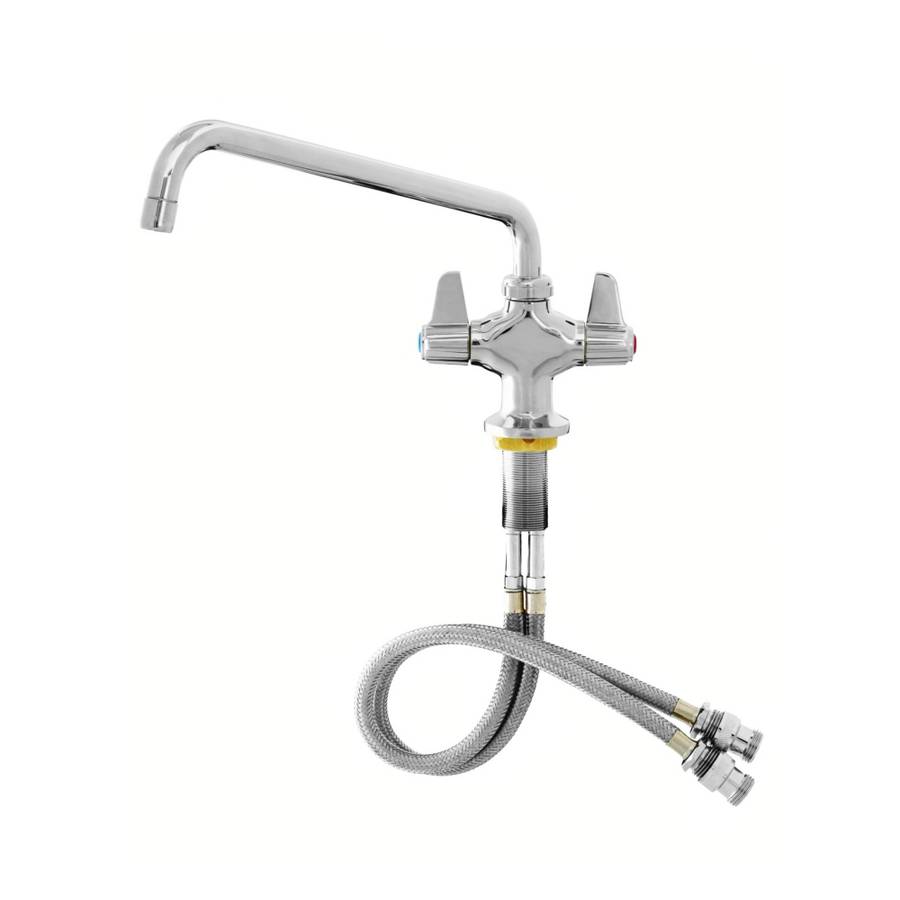 Deck Mounted Kitchen Faucet With 200mm Spout