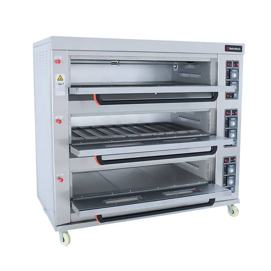 Triple Deck Gas Oven - 3 Trays Per Deck (9)