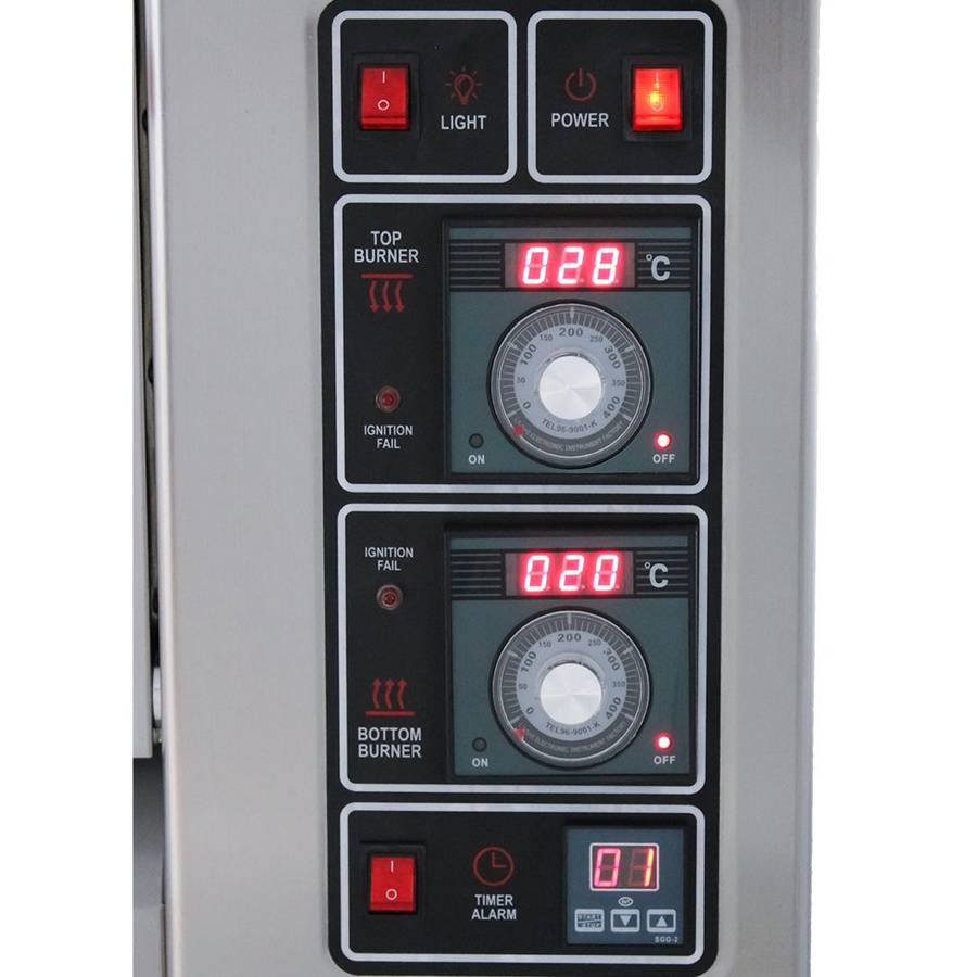 Single Deck Gas Oven - 3 Trays
