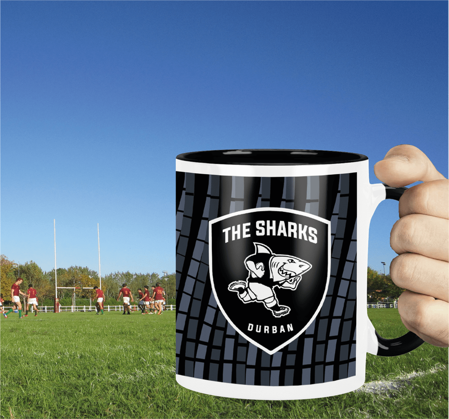 The SHARKS Rugby Coffee Mug Travel Jersey