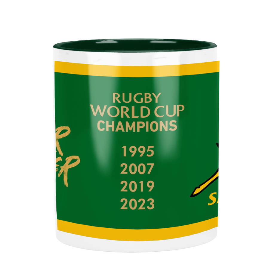 SPRINGBOKS Rugby RWC CHAMPIONS Coffee Mug