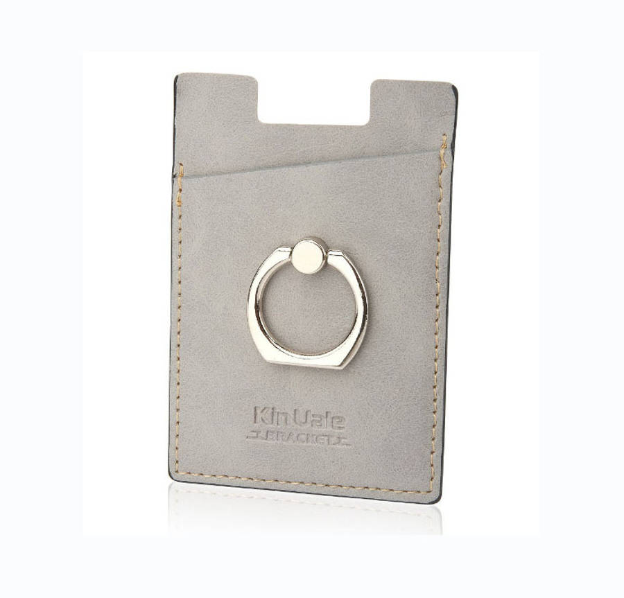 Adhesive Cellphone credit Card Holder Plus Ring Bracket