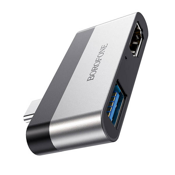 Borofone DH2 Adapter Type-C to HDMI + USB3.0