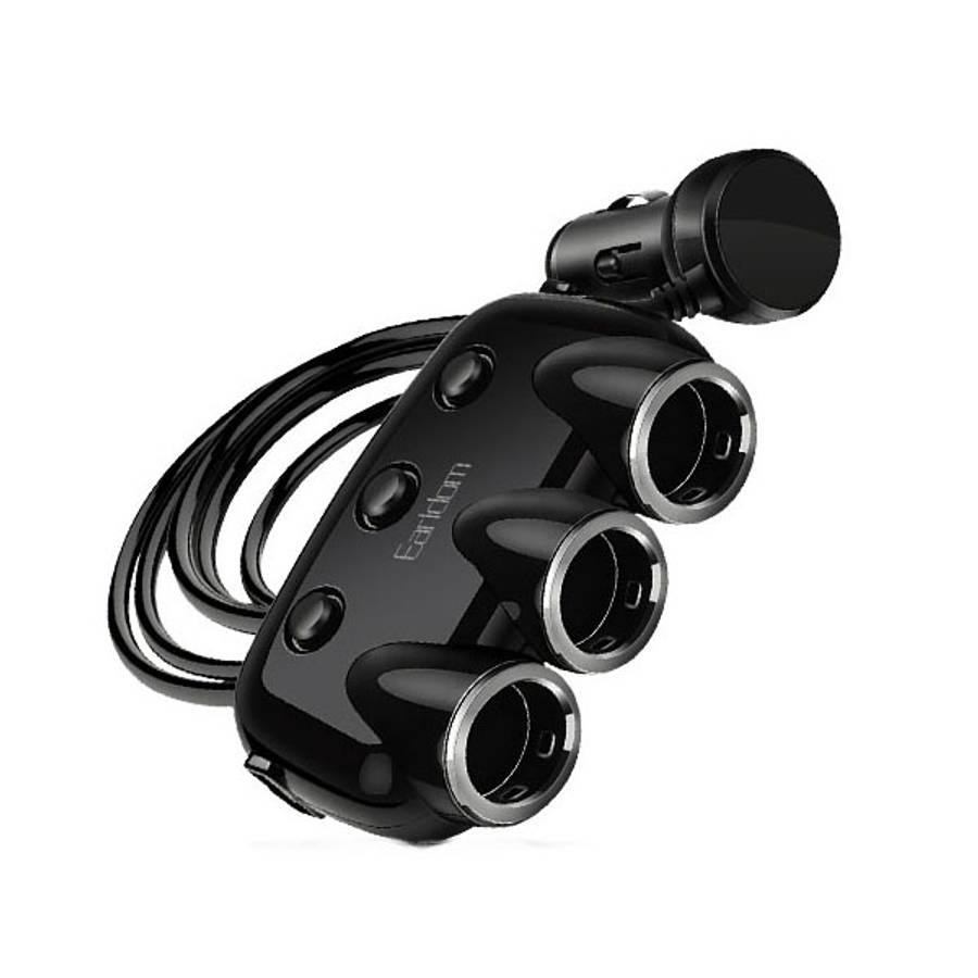 3 Port Vehicle Lighter Socket Charger with USB Ports