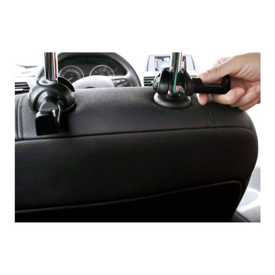 Vehicle Headrest Car Hook Organizer Holder (2 Piece)
