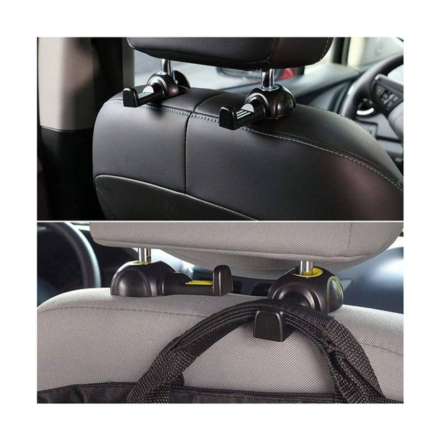Vehicle Headrest Car Hook Organizer Holder (2 Piece)