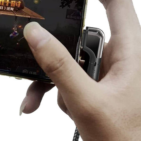 Lightning Right Angle Braided Gaming Cable