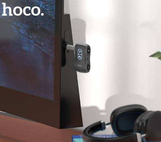 Hoco E73 Pro Bluetooth 5.0 Audio Transmitter & Receiver In Car Aux 3.5mm